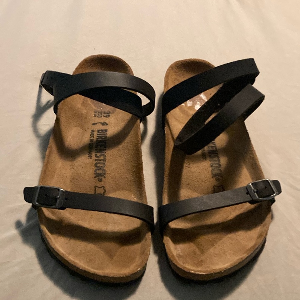 Birkenstock Black Strappy Sandals